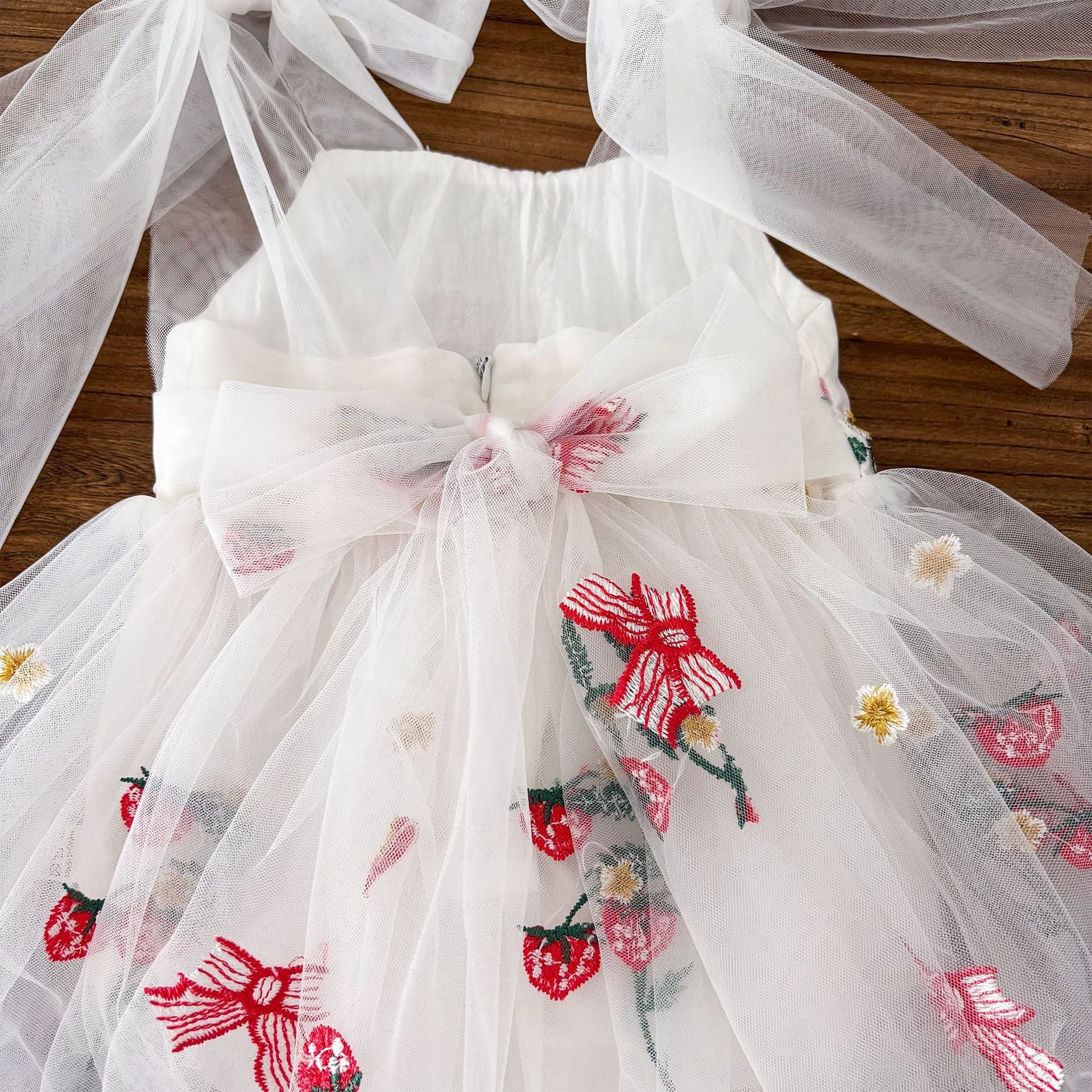 Unleash Your Baby's Inner Princess with Our Adorable Mesh Dress!